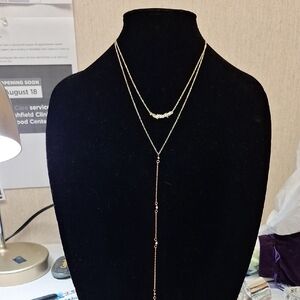 World Market Gold Layered Necklace